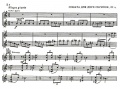 Соната для двух скрипок, 1958 (начало третьей части)