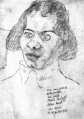 Макс Жакоб: Марк Талов, карандашный портрет, 20 июля 1920 г.